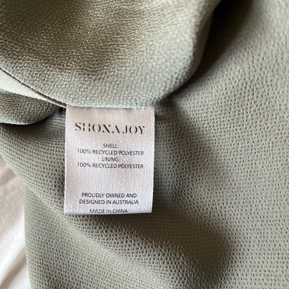 Shona Joy Ruched Bodice Luxe Dress Size 12 - Picture 6 of 7